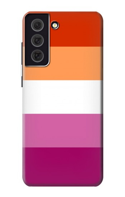 S3887 Drapeau de la fierté lesbienne Etui Coque Housse pour Samsung Galaxy S21 FE 5G