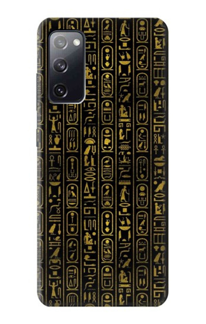 S3869 Hiéroglyphe égyptien antique Etui Coque Housse pour Samsung Galaxy S20 FE