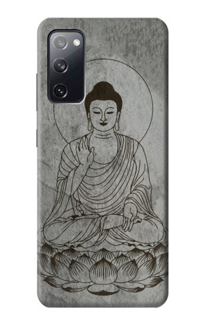 S3873 Dessin au trait Bouddha Etui Coque Housse pour Samsung Galaxy S20 FE
