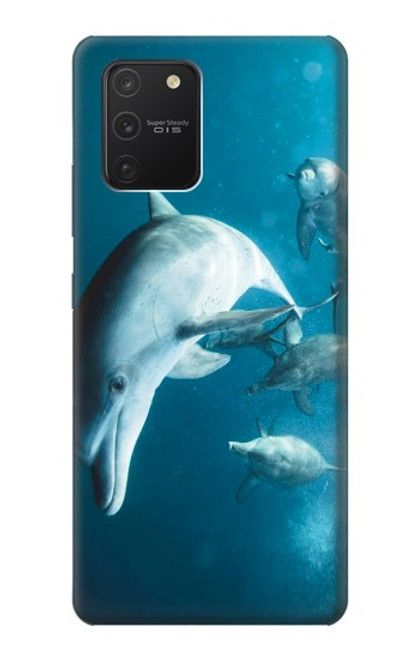 S3878 Dauphin Etui Coque Housse pour Samsung Galaxy S10 Lite