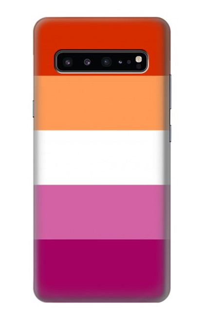 S3887 Drapeau de la fierté lesbienne Etui Coque Housse pour Samsung Galaxy S10 5G