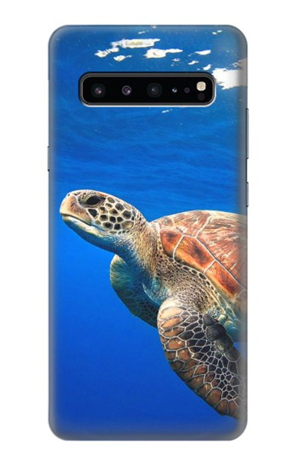 S3898 Tortue de mer Etui Coque Housse pour Samsung Galaxy S10 5G