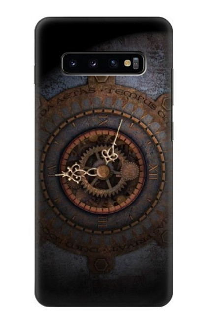 S3908 Horloge Vintage Etui Coque Housse pour Samsung Galaxy S10 Plus