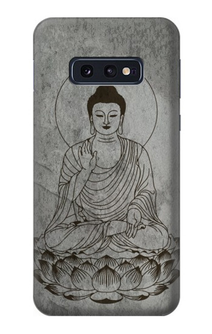 S3873 Dessin au trait Bouddha Etui Coque Housse pour Samsung Galaxy S10e