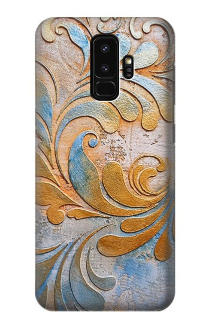 S3875 Tapis vintage en toile Etui Coque Housse pour Samsung Galaxy S9 Plus