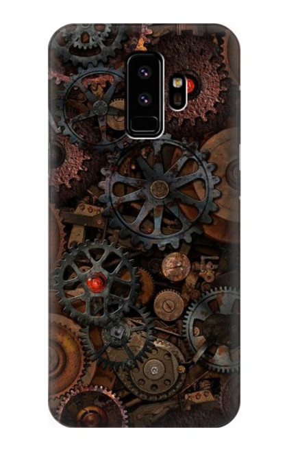 S3884 Engrenages Mécaniques Steampunk Etui Coque Housse pour Samsung Galaxy S9