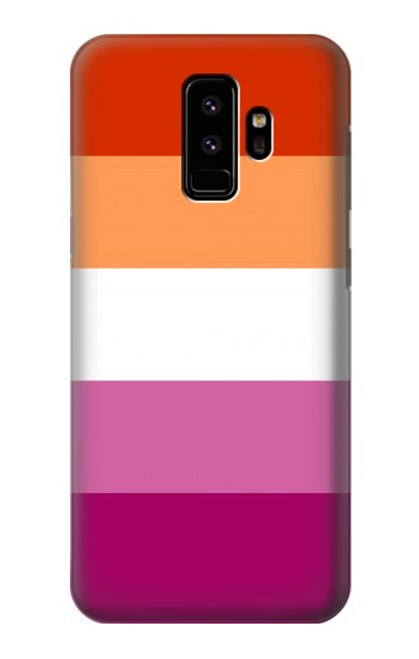 S3887 Drapeau de la fierté lesbienne Etui Coque Housse pour Samsung Galaxy S9