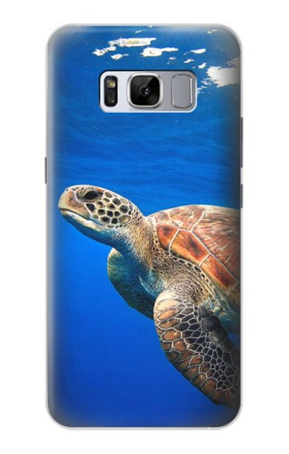 S3898 Tortue de mer Etui Coque Housse pour Samsung Galaxy S8 Plus