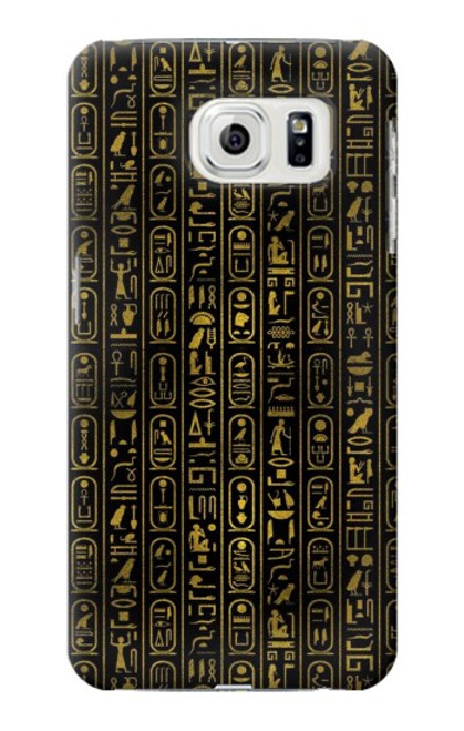 S3869 Hiéroglyphe égyptien antique Etui Coque Housse pour Samsung Galaxy S7 Edge