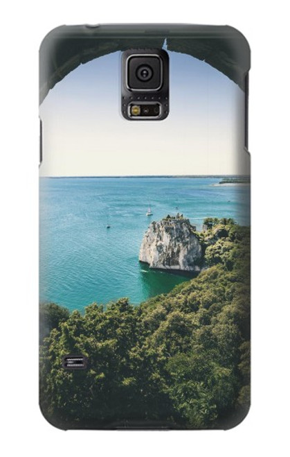 S3865 Europe Plage Duino Italie Etui Coque Housse pour Samsung Galaxy S5