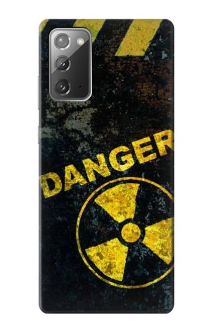 S3891 Risque nucléaire Danger Etui Coque Housse pour Samsung Galaxy Note 20