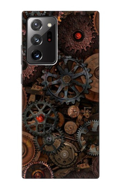 S3884 Engrenages Mécaniques Steampunk Etui Coque Housse pour Samsung Galaxy Note 20 Ultra, Ultra 5G