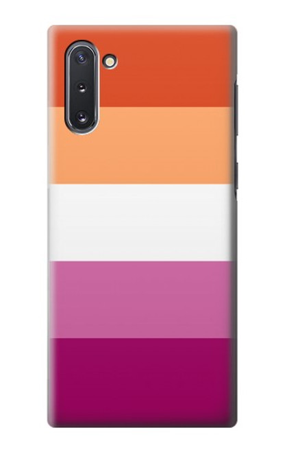 S3887 Drapeau de la fierté lesbienne Etui Coque Housse pour Samsung Galaxy Note 10