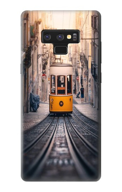 S3867 Tramways à Lisbonne Etui Coque Housse pour Note 9 Samsung Galaxy Note9