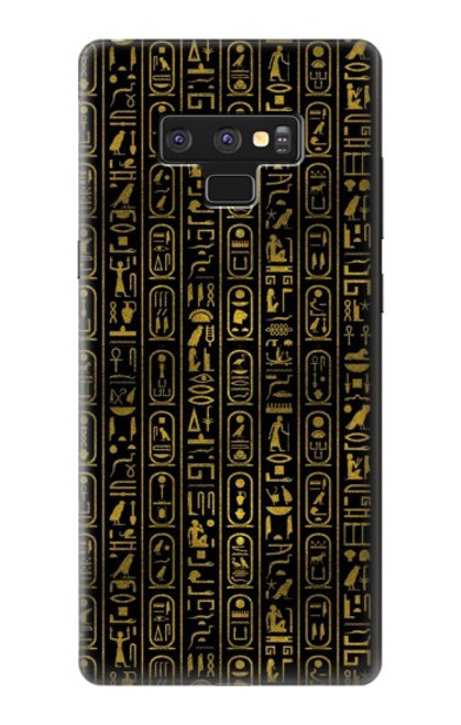 S3869 Hiéroglyphe égyptien antique Etui Coque Housse pour Note 9 Samsung Galaxy Note9