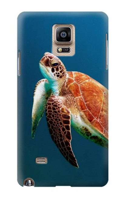S3899 Tortue de mer Etui Coque Housse pour Samsung Galaxy Note 4