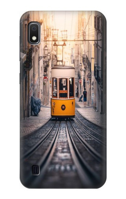 S3867 Tramways à Lisbonne Etui Coque Housse pour Samsung Galaxy A10