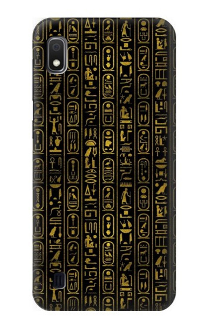 S3869 Hiéroglyphe égyptien antique Etui Coque Housse pour Samsung Galaxy A10