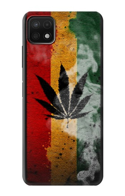 S3890 Drapeau Rasta Reggae Fumée Etui Coque Housse pour Samsung Galaxy A22 5G