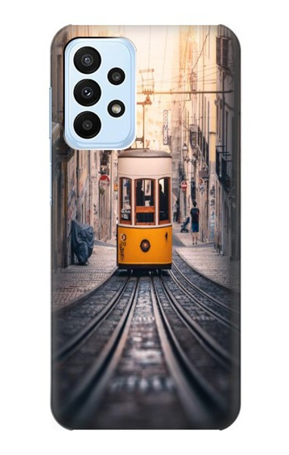 S3867 Tramways à Lisbonne Etui Coque Housse pour Samsung Galaxy A23