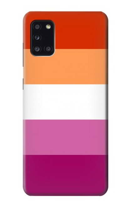 S3887 Drapeau de la fierté lesbienne Etui Coque Housse pour Samsung Galaxy A31