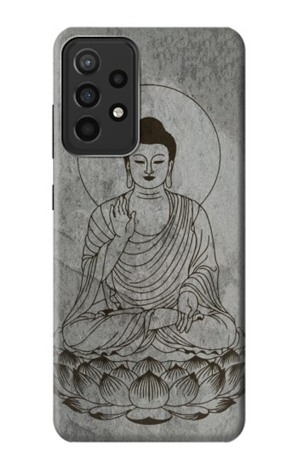 S3873 Dessin au trait Bouddha Etui Coque Housse pour Samsung Galaxy A52s 5G