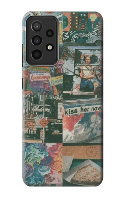 S3909 Affiche ancienne Etui Coque Housse pour Samsung Galaxy A52s 5G