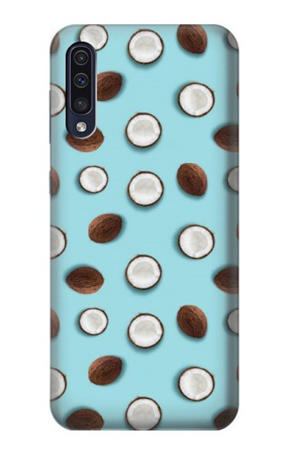 S3860 Motif à pois de noix de coco Etui Coque Housse pour Samsung Galaxy A70