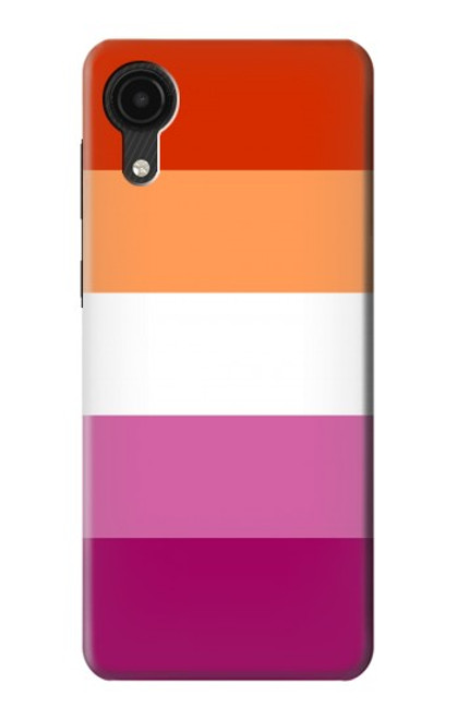 S3887 Drapeau de la fierté lesbienne Etui Coque Housse pour Samsung Galaxy A03 Core