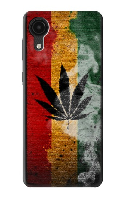 S3890 Drapeau Rasta Reggae Fumée Etui Coque Housse pour Samsung Galaxy A03 Core