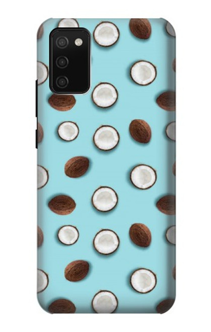 S3860 Motif à pois de noix de coco Etui Coque Housse pour Samsung Galaxy A02s, Galaxy M02s  (NOT FIT with Galaxy A02s Verizon SM-A025V)