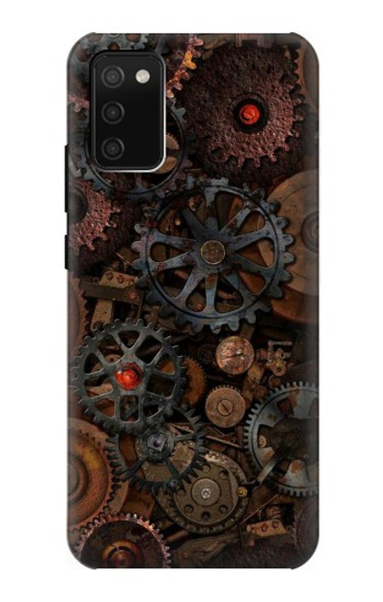 S3884 Engrenages Mécaniques Steampunk Etui Coque Housse pour Samsung Galaxy A02s, Galaxy M02s  (NOT FIT with Galaxy A02s Verizon SM-A025V)