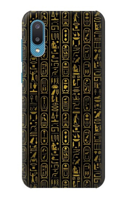 S3869 Hiéroglyphe égyptien antique Etui Coque Housse pour Samsung Galaxy A04, Galaxy A02, M02