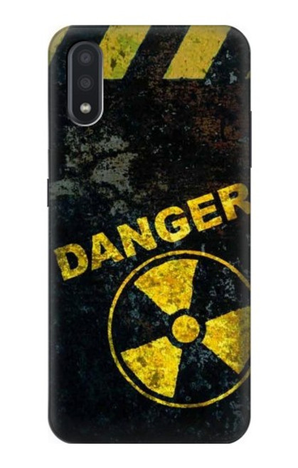 S3891 Risque nucléaire Danger Etui Coque Housse pour Samsung Galaxy A01