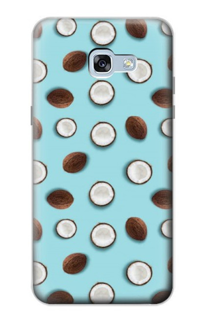 S3860 Motif à pois de noix de coco Etui Coque Housse pour Samsung Galaxy A5 (2017)