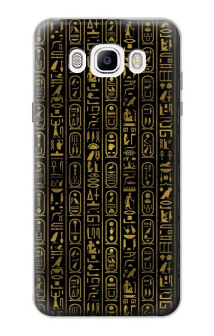 S3869 Hiéroglyphe égyptien antique Etui Coque Housse pour Samsung Galaxy J7 (2016)