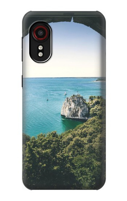 S3865 Europe Plage Duino Italie Etui Coque Housse pour Samsung Galaxy Xcover 5