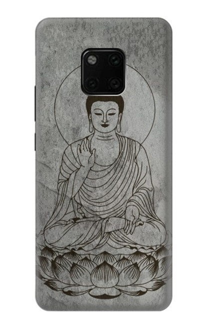 S3873 Dessin au trait Bouddha Etui Coque Housse pour Huawei Mate 20 Pro