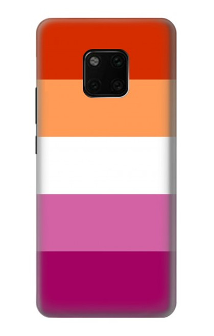 S3887 Drapeau de la fierté lesbienne Etui Coque Housse pour Huawei Mate 20 Pro