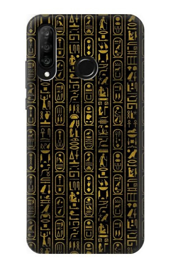 S3869 Hiéroglyphe égyptien antique Etui Coque Housse pour Huawei P30 lite