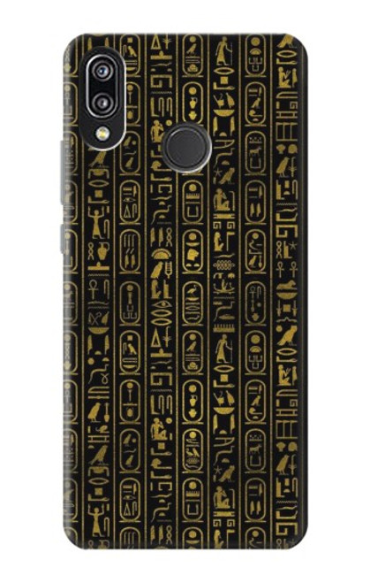 S3869 Hiéroglyphe égyptien antique Etui Coque Housse pour Huawei P20 Lite