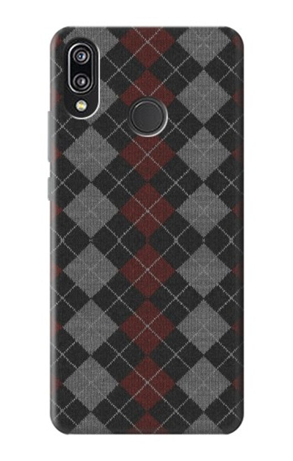 S3907 Texture de chandail Etui Coque Housse pour Huawei P20 Lite