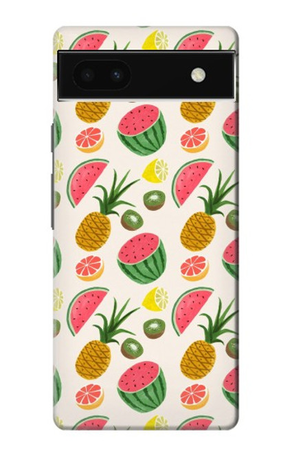 S3883 Motif de fruits Etui Coque Housse pour Google Pixel 6a