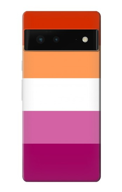 S3887 Drapeau de la fierté lesbienne Etui Coque Housse pour Google Pixel 6