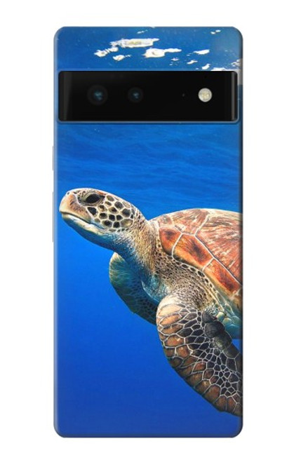 S3898 Tortue de mer Etui Coque Housse pour Google Pixel 6