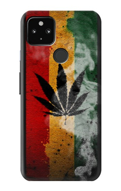 S3890 Drapeau Rasta Reggae Fumée Etui Coque Housse pour Google Pixel 4a 5G