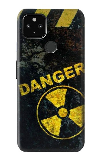 S3891 Risque nucléaire Danger Etui Coque Housse pour Google Pixel 4a 5G