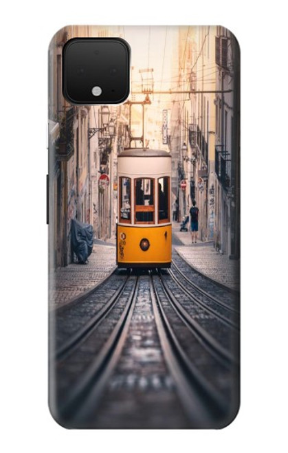 S3867 Tramways à Lisbonne Etui Coque Housse pour Google Pixel 4