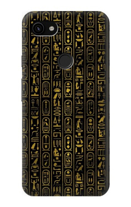 S3869 Hiéroglyphe égyptien antique Etui Coque Housse pour Google Pixel 3a XL