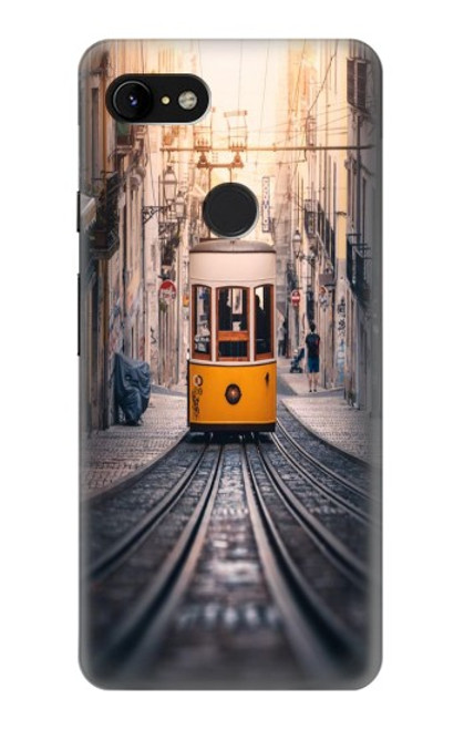 S3867 Tramways à Lisbonne Etui Coque Housse pour Google Pixel 3 XL